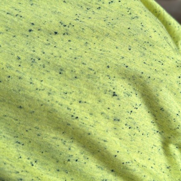 4X Additon Elle Citron Yellow Speckled Top with Cross Hatch Back - Picture 4 of 4